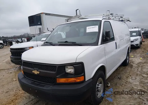 2016 Chevrolet Express 2500 Work Van из США, поврежденный, VIN 1GCWGAFF5G1329031